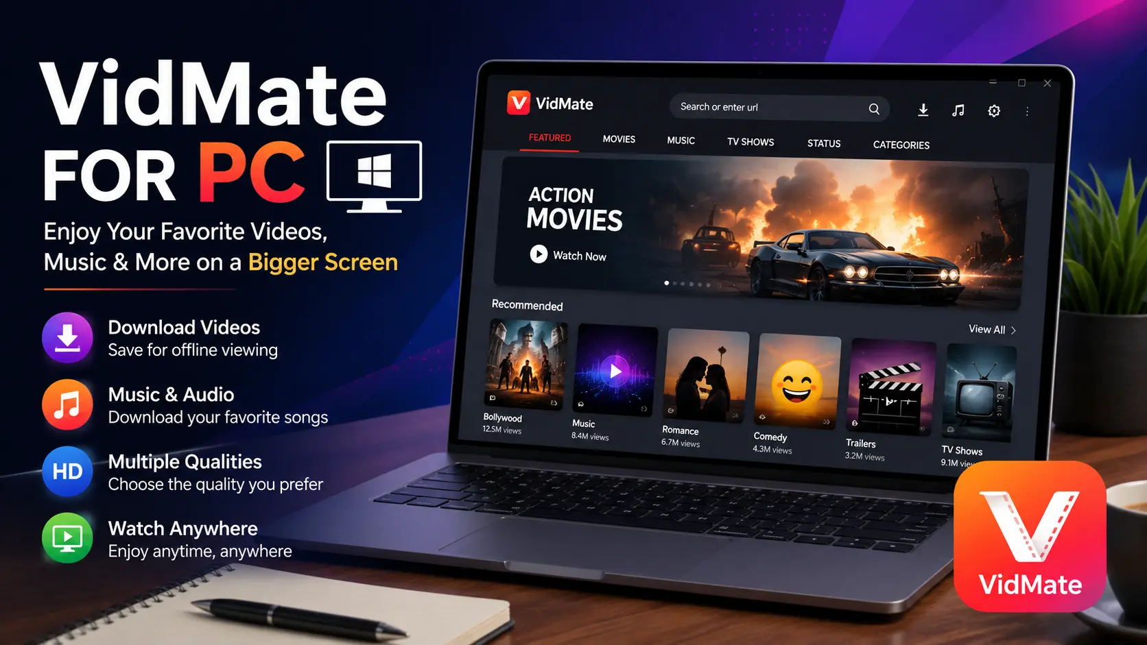 VidMate for PC: How to Use VidMate on Windows